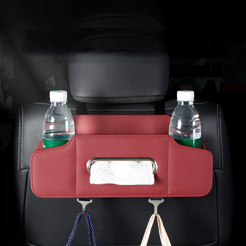 Travel Accessories Organizer Bag - Car Backseat Organizer with Cup Holder