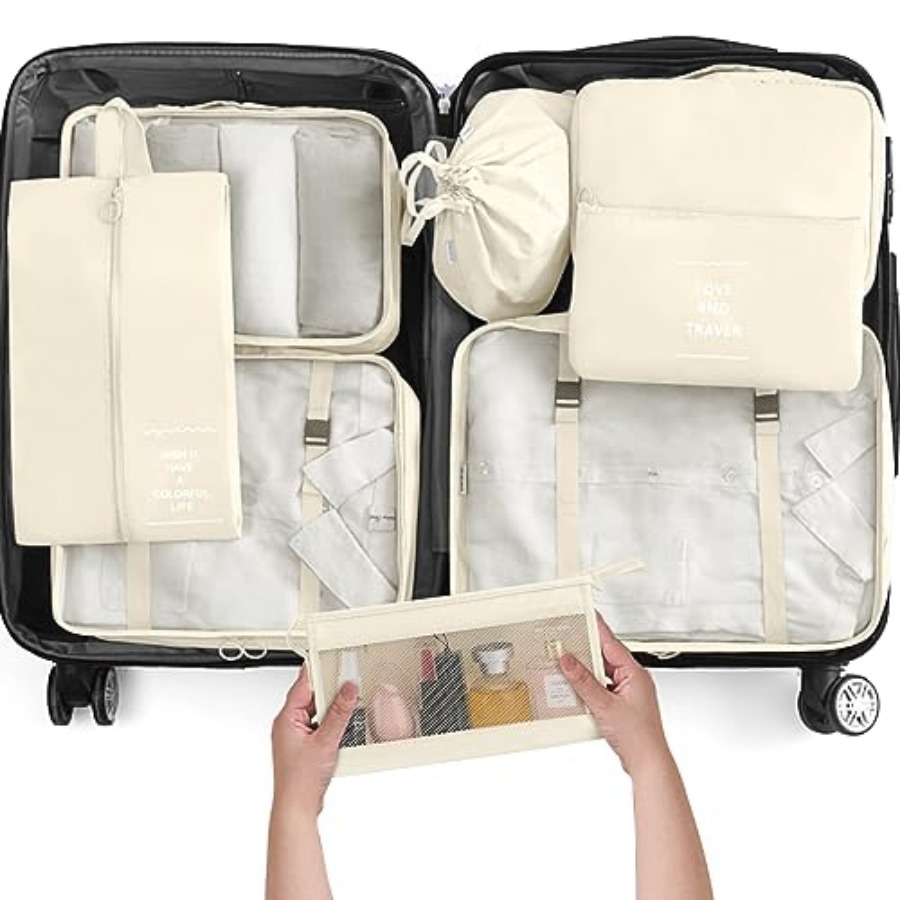 Travel Accessories And Bags - 8 Set Packing Cubes for Travel,