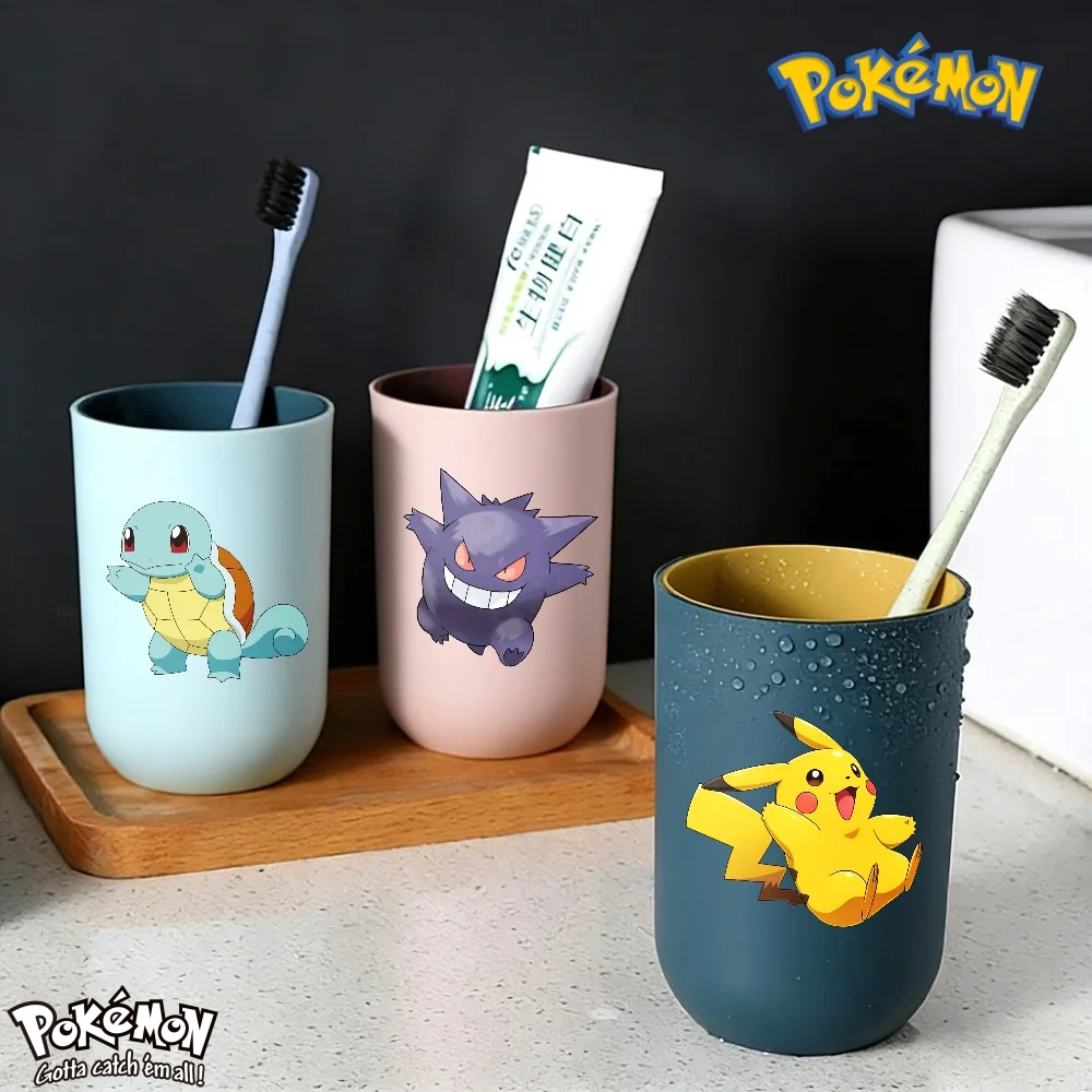 Travel Accessories Teens - 2026 Anime Kawaii Pokemon Bathroom Tumblers