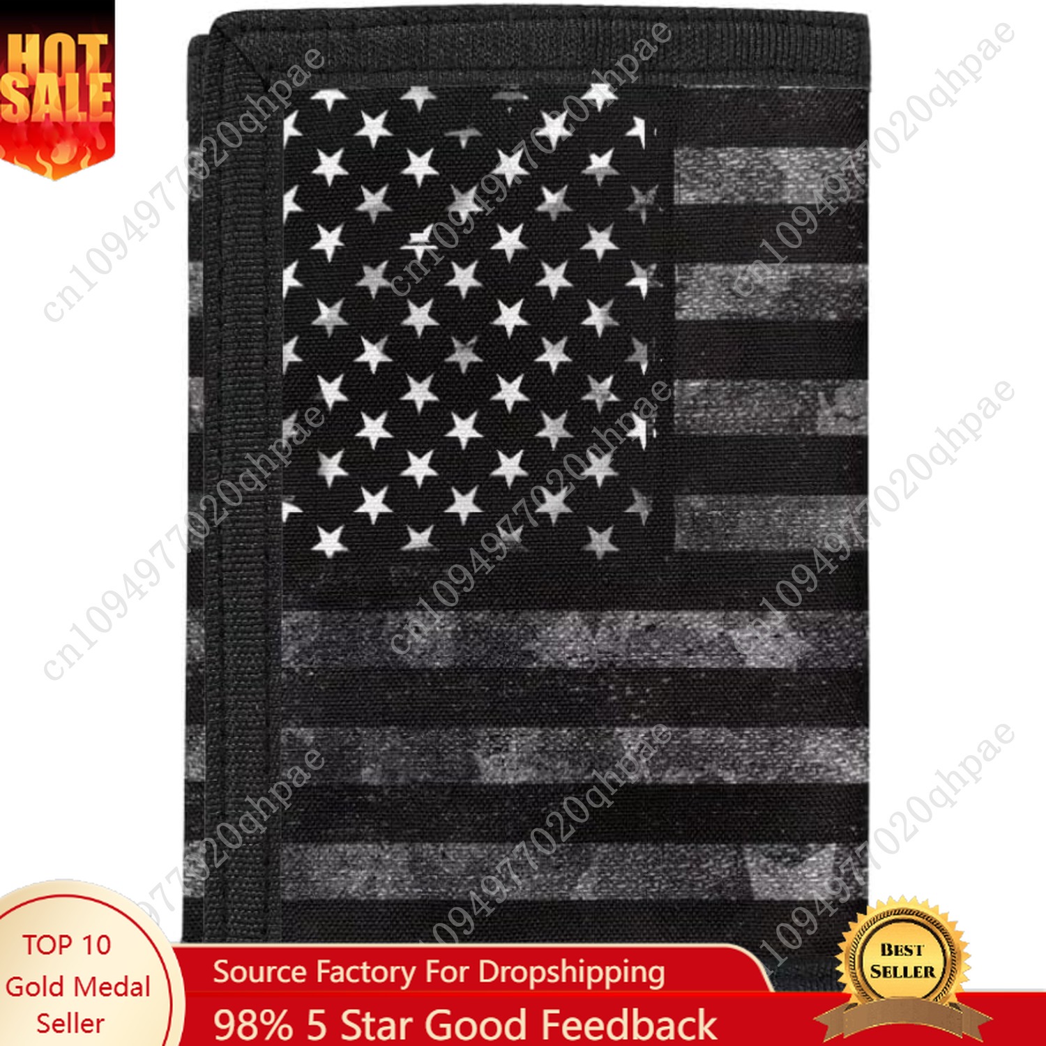 Travel Accessories Teens - Coldinair Vintage American Flag Boys Wallets
