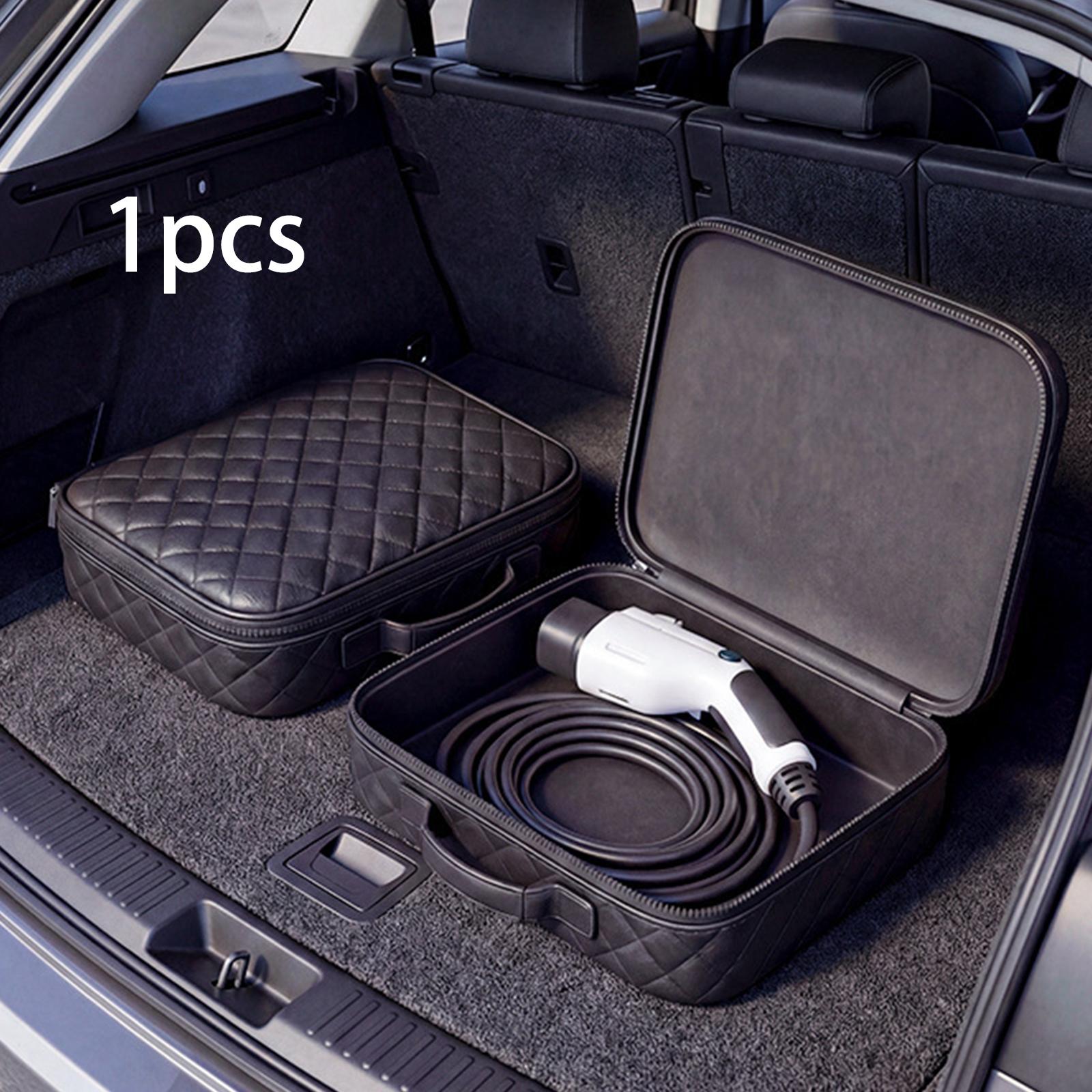 Travel Accessories Organizer Bag - Waterproof Car Charging Cable Organizer Double