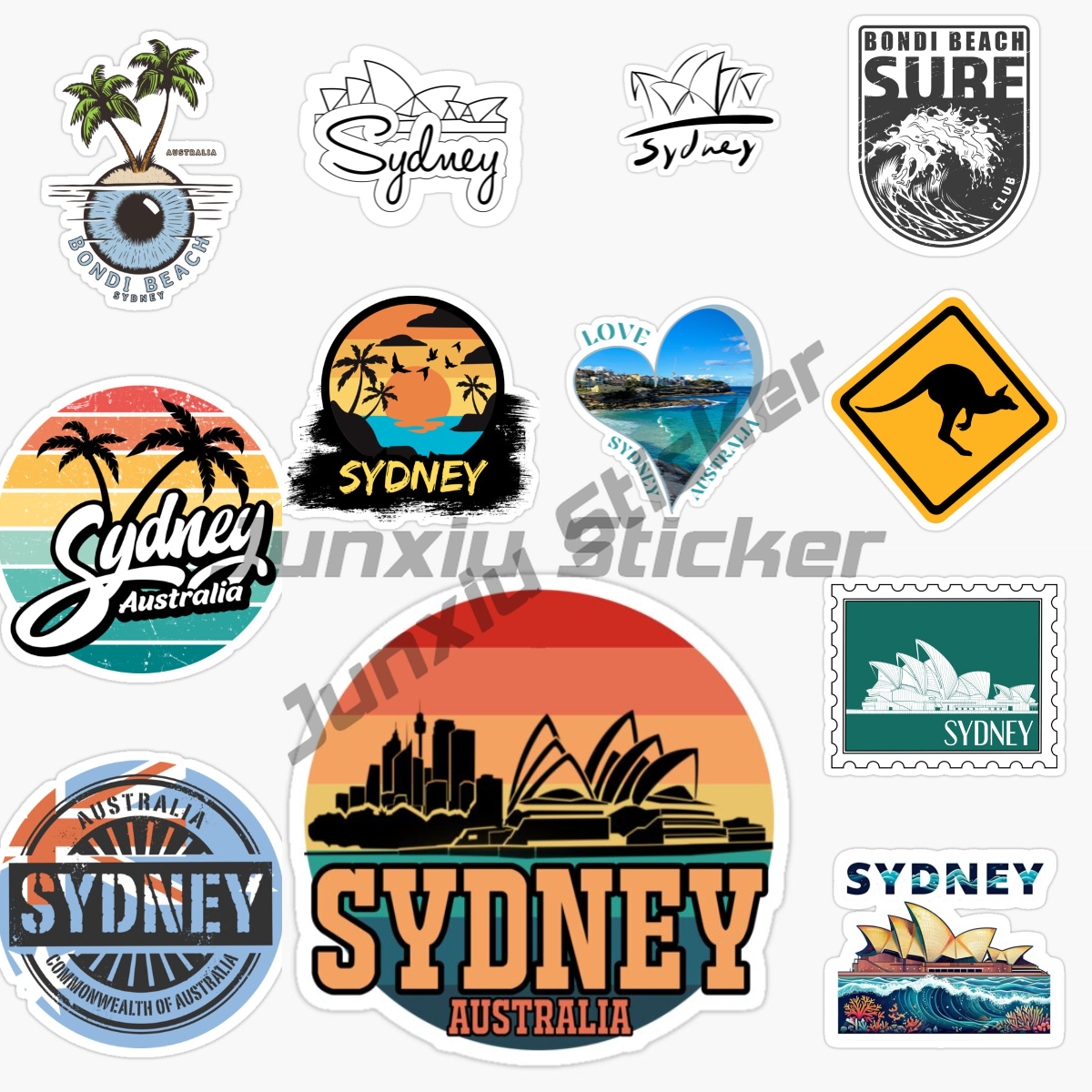 Travel Accessories Australia - SYDNEY AUSTRALIA Scenic Travel Car Sticker